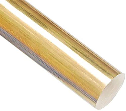 Wzqwzj Rundstab Messingstange, Länge 200mm, Durchmesser 20mm bis 28mm,20mm Cover