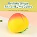 Big Peach Squishy , Squeezy Peach , Sunny Days Squeezy Peach , Cute Fruit Squishys Stress Relief Gift TPR Material for Office Study Stress Relief Hand Therapy
