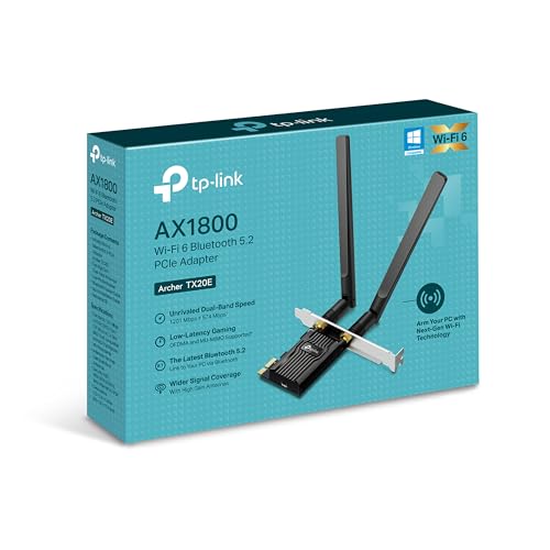 TP-Link Archer TX20E - Tarjeta Wi-Fi PCI Express Adaptador Wi-Fi 6 (AX1800) con Bluetooth 5.2, Compatible con Windows 11/10 - imagen 7