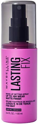 MAYBELLINE New York Facestudio Lasting Fix Makeup Setting Spray, Matte Finish, 3.4 fl. oz.