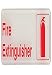 Update International (S39-16RD) "Fire Extinguisher" Sign