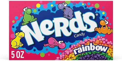 Nerds Wonka Rainbow Nerds Candy, 141 Grams, Mixed Fruit