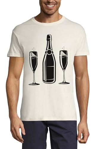 T-shirt homme coton motif vin idéal pour apéro et soirées