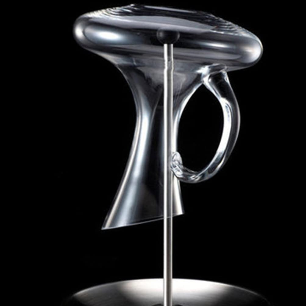 Alipis Decanter Pratico in per Essiccazione Inossidabile Acciaio Vassoio Antigoccia, Design Semplice Mantenere Asciutto Vino Casa