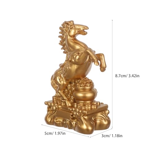 Estatua Feng Shui de Caballo de Resina para Decoración miniatura 2
