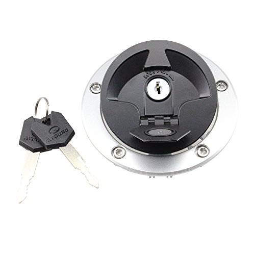 Fxcnc Racing Motorcycle Gas Cap Fuel Tank Cap With Key Lock Set Fit For Kawasaki Er-6N Er-6F,Ninja 650/650R/1000,Zx10R Zx6R Zx14R,Z1000/Sx,1400Gtr (Concours) Versys Concours 14 Z750R Z750 #TOP22