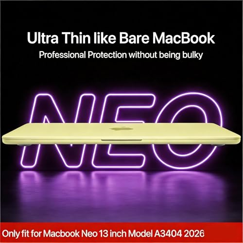 Se7enline for MacBook Neo Case 13 inch 2026 Model A3415,Matte Citrus — view 5