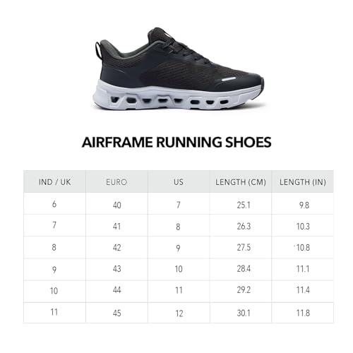 Image of BoldFit Running Shoes for Man Soft EVA Sole Sports Shoes for Men Running Light Weight Shoe for Men Sports Anti Slip Gym Shoe for Man, Airframe