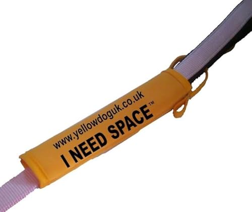 Yellow Dog UK I NEED SPACE Dog Lead cover for nervous, anxious dogs that need space