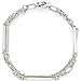 Produktbild JEWELS BY LEONARDO Armband Grace  Arm-Kette aus silberfarbenem Edelstahl  zweireihige Optik  19 cm Länge  Schmuck Geschenk für Frauen  024933