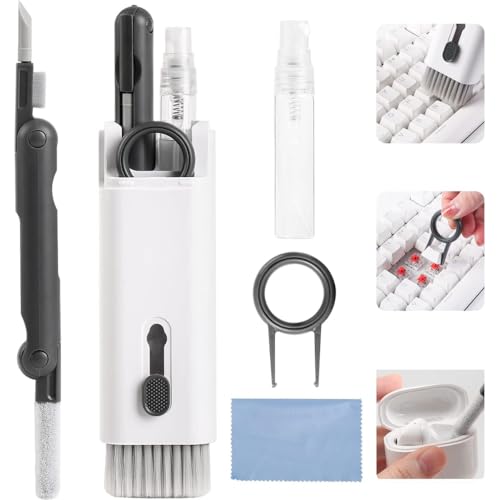 Escova de Limpeza Kit Multifuncional Portátil Teclado 7 em 1 Elet...