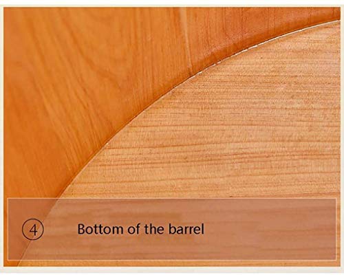 Bañera de madera para spa de pies para uso doméstico miniatura 6