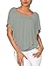 DREAGAL Women's Off Shoulder Ruffles Solid Casual Blouse Stretch Tops