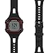 kwmobile Strap Compatible with Garmin Forerunner 10/15 (L Size model) Strap - Replacement Silicone Watch Band - Black
