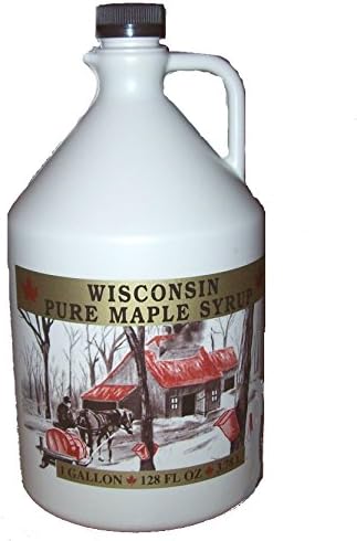 Maple Syrup Grade B 100% Pure (1 Gallon) - Grade B, Diet, Detox, Cleanse, Plastic Bottle