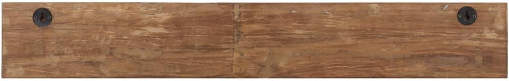 Stylish and Functional Hall Hanger with 5 Hooks, Solid Reclaimed Wood, for Organizing Accessories