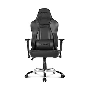 AKRacing-Office-Series-Obsidian-Computer-Chair-PU-Leather-with-High-Backrest-Ergonomic-Recliner-Swivel-Tilt-Rocker-Seat-Height-Adjustment-Mechanisms-510-Warranty-Carbon-Black - Vita Supply