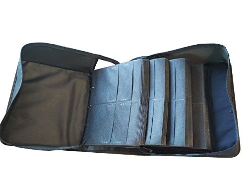 Gen2 Megadisc 240 Dvd Album Black Nylon Fabric With Large Removable Binder Sleeves Hold 120 Titles #TOP5