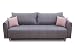 Produktbild Collection AB Scandinavia Bettfunktion und Bettkasten Schlafsofa, Stoff, Hellgrau, 86 x 219 x 93 cm