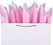 SUNCOLOR Glitter Pink Tissue Paper for Valentines Day, 20 x 14 inches, 120 Sheets, for Gift Wrapping and Crafts