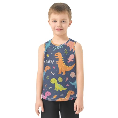 Tank Tops for Children Quick Dry Toddler Sleeveless Vest Shirt Lightweight Summer Sportswear Outdoor Play Outfit2