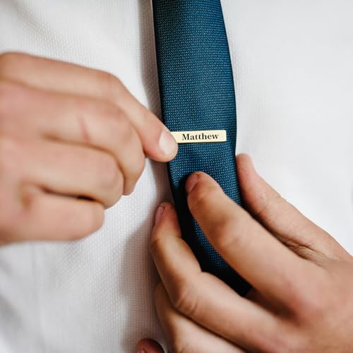 Set personalizado de mancuernas y clip para corbata para hombre miniatura 4