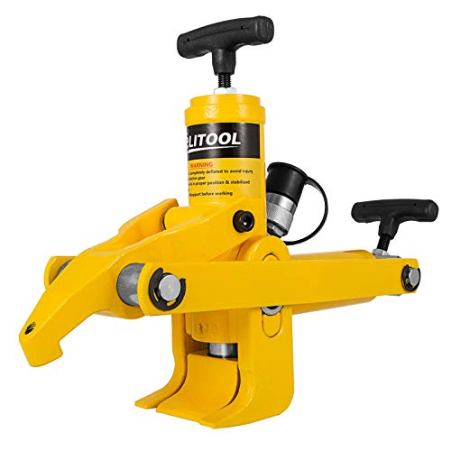 VEVOR Détalonneur de Pneu Jusqu’à 12,7 cm, Détalonneur Hydraulique Pression Maximale 10000 psi, Démonte-Pneu Force de Séparer Le Talon 13,8 tonnes,...