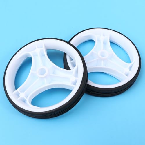 Ruedas de entrenamiento para bicicleta con soporte silencioso 12-20 pulgadas auxiliares de equilibrio blancas para niños y estabilidad de bicicleta miniatura 3