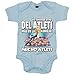 Body bebé ya tenemos otro del Atleti más en la familia - Celeste, Talla única 12 meses