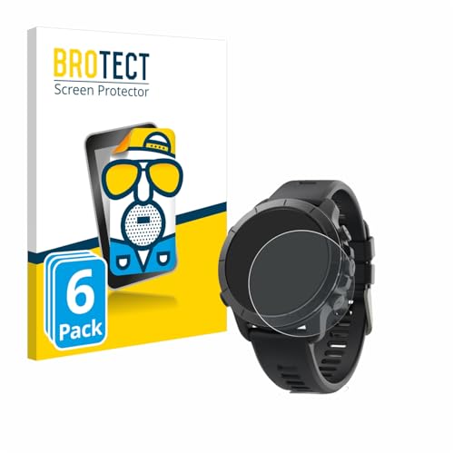 BROTECT Protector Pantalla Anti-Reflejos para Wahoo Elemnt Rival (6 Unidades) Película Mate Anti-Huellas