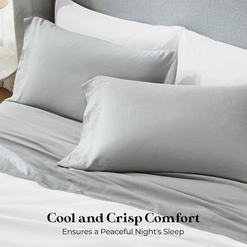 Drap housse poche profonde percale de coton Superior Chloe draps lit bohème chic - 5