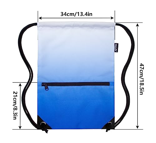 Image of HOLYLUCK Drawstring Backpack Bag Sport Gym Sackpack
