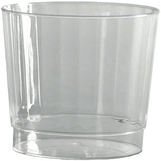 Amazon.com: Crystal Cut 9 oz Plastic Rocks Glasses 20 per Pack : Health ...