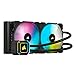Corsair iCUE H115i ELITE CAPELLIX Refrigerador Líquido de CPU, 33 LED RGB CAPELLIX, Dos Ventiladores PWM de 140 mm ML RGB, 400 y 2.000 RPM, iCUE Commander CORE Incluido, Negro
