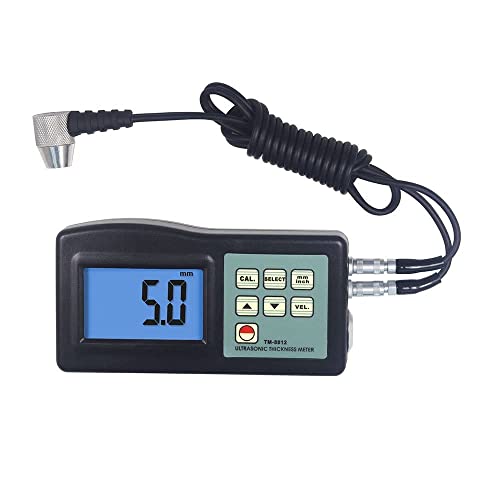 Medidor de espesor ultrasónico digital con pantalla LCD, rango de medición de 1.2 a 200 mm miniatura 1