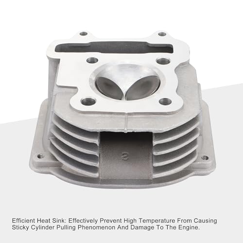 GOOFIT 47,5 mm Zylinder Kopf mit Dichtung Ersatz für 4 Takt GY6 150 cc ATV Scooter 157QMJ Motor Teil