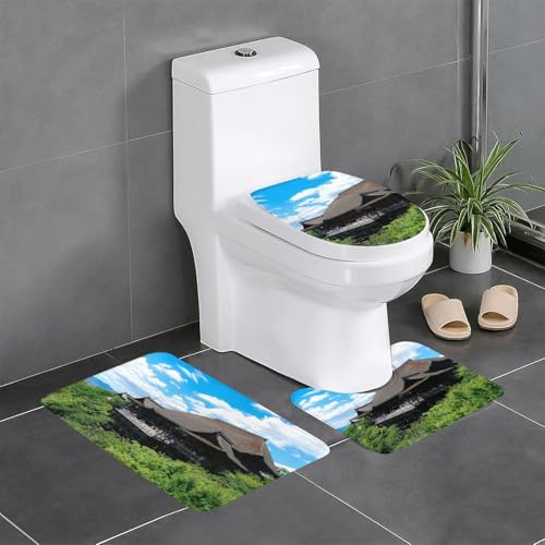 Asamike �o�X�}�b�g �g�C���}�b�g �t�^�J�o�[ 3�_ �Z�b�g ������ ���{�̊ό��n ���i ���킢�� ������� �֍��J�o�[ U�^�}�b�g ���K �����C �唻 �R�� �h�L ����~�� �z�����D�� �ƒ�p 40×60cm TMT316