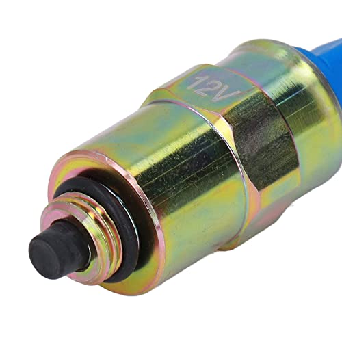 Électrovanne d'arrêt de carburant 12V vanne remplacement chargeuse-pelleteuse