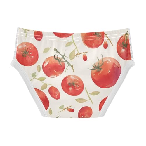 Seamless Tomatoes Vegetable Toddler Boys Pure Cotton Kids Underwear Breathable Children Panties2