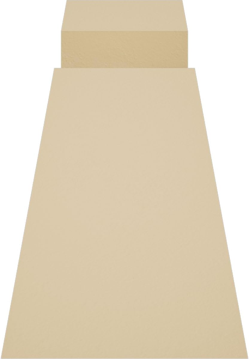 36"W x 9"H x 4"D x 6"F, 6/12 Pitch, Eugene Signature Urethane Gable Bracket, Primed Tan