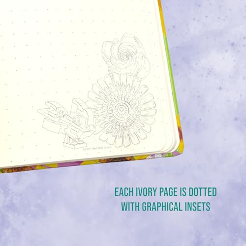 Image of IQ LEGO Stationery Botanical Reclaim & Recycle Dotted Notebook with Gel Pen (53502)