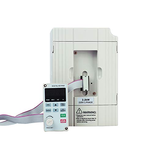 Lapond Svd-Es Single Phase Cnc Vector Control Vfd Drive Vfd Inverter Professional Variable Frequency Drive 2.2Kw 3Hp 220V 10A For Spindle Motor Speed Control (Vfd-2.2Kw) #TOP3