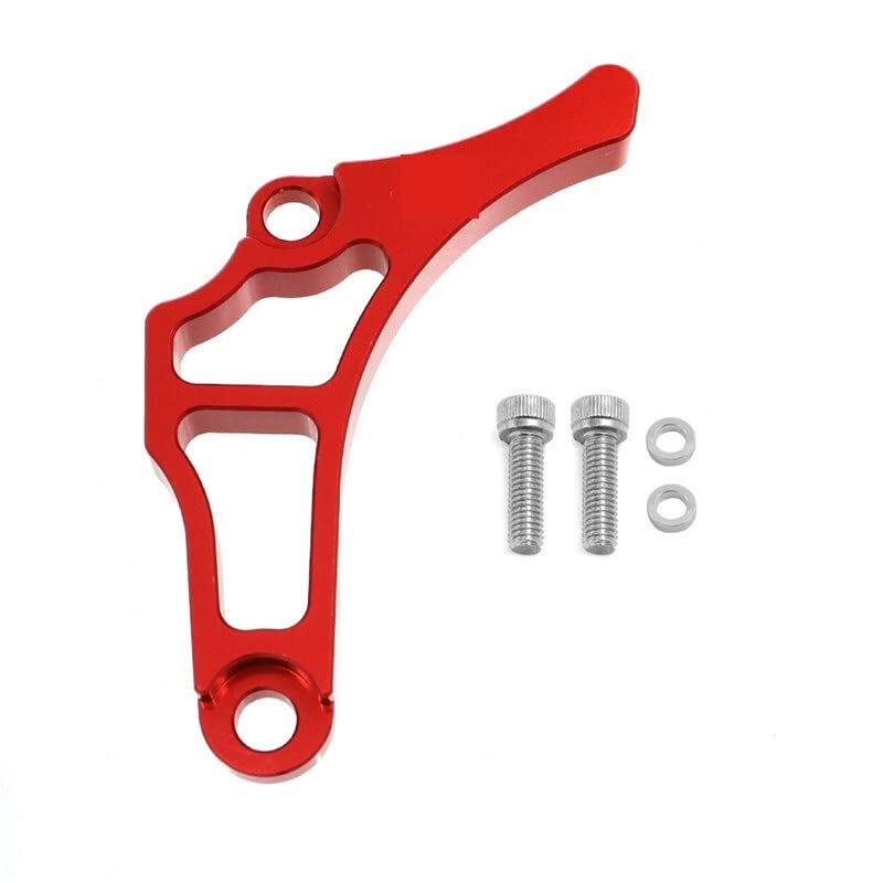 Protège carter YFZ 450 anti-casse chaîne pour moteur quad Yamaha YFZ450 rouge