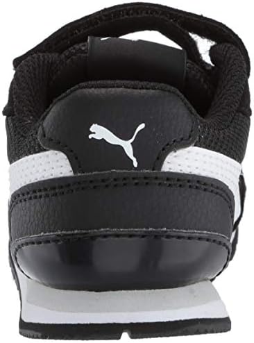 PUMA unisex child St Runner Hook and Loop Sneaker, Black- White-gray Violet, 8 Toddler US | Image 2