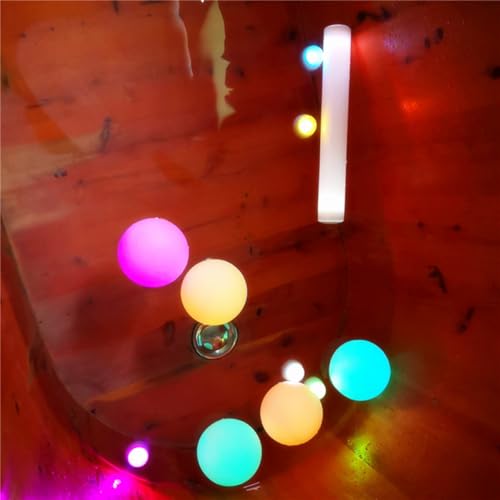 Luces decorativas de jardín redondas YARNOW de 8cm impermeables 6
