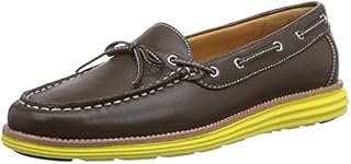 chung shi Damen Sensomo IV Loafer, Braun/Gelb, 37.5 EU