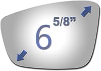 Vista 2 de JZSUPER Espejo retrovisor lateral de cristal para Volkswagen 2012-2019 Beetle, 2011-2018 Jetta, 2012-2015 2017 Passat lado del conductor izquierdo