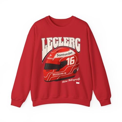 Leclerc Sweatshirt | Inspired Streetwear Racing Shirt, Motorsports Apparel, Monaco Racing Driver Merchandise, Race Team Gear