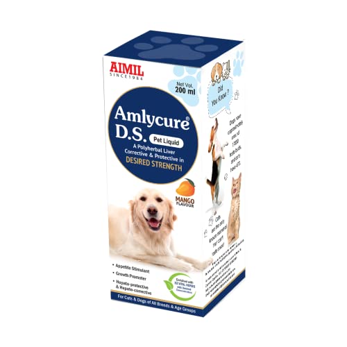 Image of AIMIL Amlycure D.S Pet Liquid | Herbal Tonic For Dogs & Cats | | 200ml