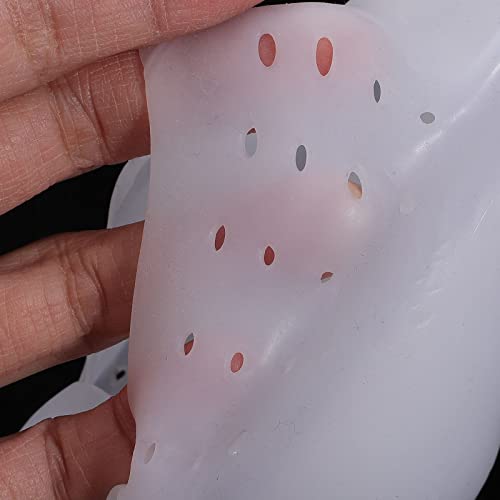 Image of Healifty Height Increase Soles Heels Sleeve Gel Heel Height Invisible Elevators Arch Support Pads Heel Protectors Cushion Insole for Pain Relief (4cm)